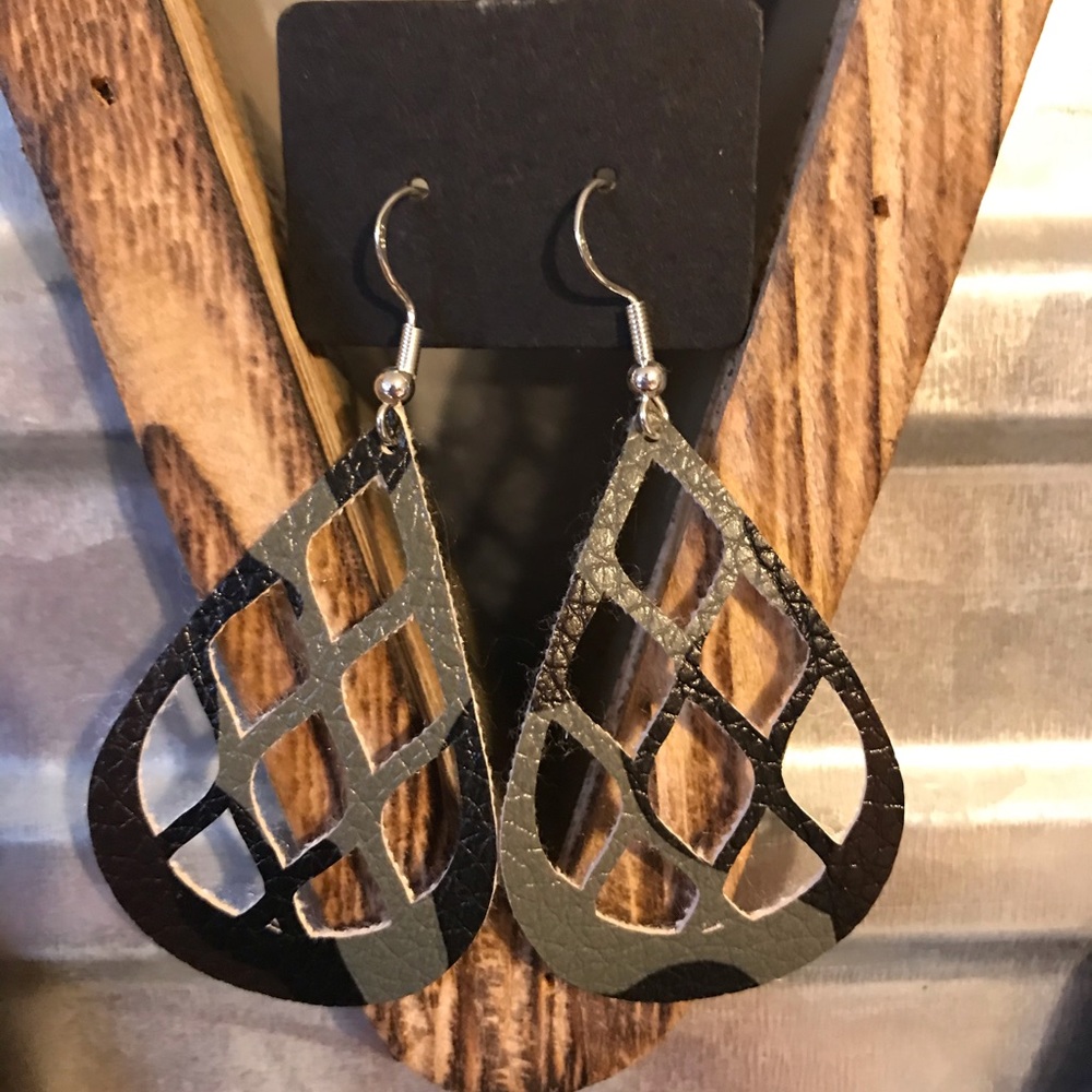 Camo earrings